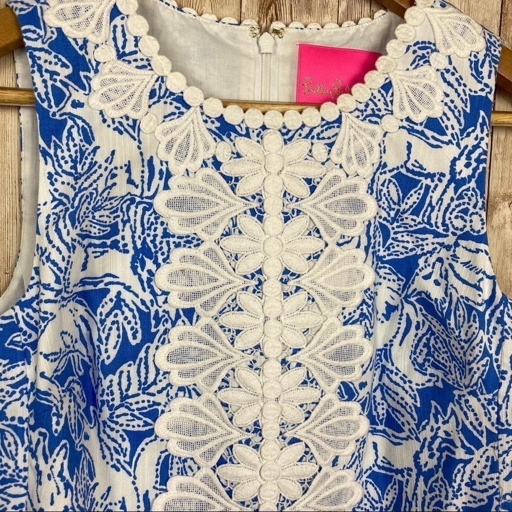 Lilly Pulitzer Melani‎ Shift dress in Coastal Blue - Picture 8 of 15